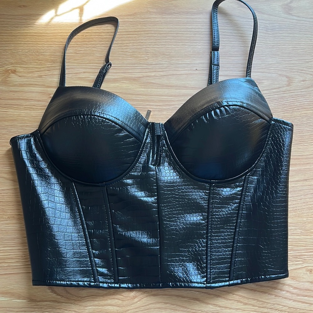 Black tank top